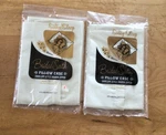 Vintage Lot Of Silky Sleep Bridal Satin Standard Pillow Cases 21X27 New Usa. Fixed Price $19.99.