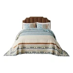 Benjara Ello 3PC King Bedspread And Pillow Sham Set- Bohemian Multicolor Print. Fixed Price $204.56.