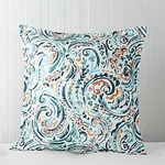 Sky Bloomingdale Exclusive Ophelia Blue Watercolor Scrolls Euro Sham Set. Fixed Price $32.20.