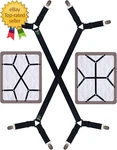 Bed Sheet Straps - Crisscross Fitted Clips Holder Elastic Bands. Fixed Price $9.30.