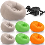 Relax Anywhere Outdoors - 6 Inflatable Bean Bag Chairs With Pump. Fixed Price $179.99.