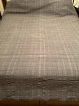 Calvin Klein Charcoal Gray Cotton Textured Blanket Coverlet Queen. Fixed Price $49.99.