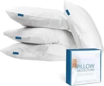 Waterproof Pillow Covers Zippered 4 Pack Standard Queen King Protectors. Fixed Price $18.99.