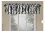 No. 918 Keaton Geometric Room Darkening Rod Pocket Valance Gray 54 X. Fixed Price $9.61.