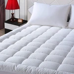 Quilted Mattress Topper Fitted Bed Pad Cover 10CM Tick For Better Sleep. Fixed Price $34.99.