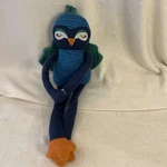 Pillowfort Blue Peacock 19" Plush Knit Target Stuffed Animal Bird P6. Fixed Price $10.20.