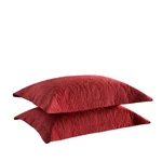 2PCS Embroidered Pillow Shams King Decorative Microfiber Size. Fixed Price $25.99.