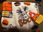 Halloween Peanuts Snoopy Great Pumpkin Throw Plush Blanket 50"X70" By Berkshire. Fixed Price $19.99.