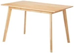 Amazon Basics Fsc Certified Solid Wood Kitchen Rectangular Dining Table, Natural. Fixed Price $585.99.