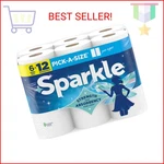 Sparkle Pick-a-size Paper Towels, Double Rolls (660 Sheets Total) Strong 2-P. Fixed Price $10.89.
