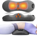 Electric Lumbar Support Pillow 3 1 Smooth Spine Triple Fusion Back Massager. Fixed Price $37.99.