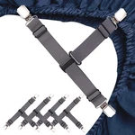 Qcwqmyl Fitted Sheet Straps Sturdy Bed Clips One Size, 4PCS/GREY. Fixed Price $13.31.