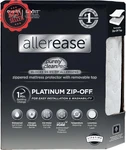 Allerease Platinum Queen Mattress Protector Waterproof Zip-off Top Allergy Cover. Fixed Price $120.99.