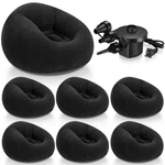 Relax Anywhere - 6 Inflatable Bean Bag Chairs With Electric Pump. Fixed Price $179.99.