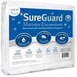 Full (9-12 In. Deep) Sureguard Mattress Encasement 100% Waterproof, Bed Bug.... Fixed Price $82.77.