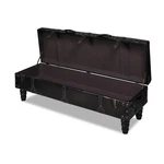 Storage Bench Hall Dark Brown Solid Wood Pine And Faux Leather Vidaxl. Fixed Price $223.99.
