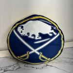 Buffalo Sabres Plush Hockey Puck Pillow Nhl Northwest Round Soft 15 2019. Fixed Price $19.99.