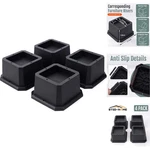 4 Pk Heavy Duty Bed Risers 2 Inch Furniture Lifts Desk Chair Sofa Leg Extenders. Fixed Price $18.95.