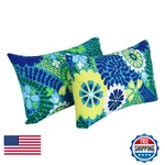 Blazing Needles Rectangular Throw Pillows Set Of 12 20 Luxury Azure. Fixed Price $71.73.
