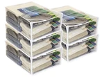 5-PACK Clear Vinyl Zippered Comforter Storage Bags 13" X 19.5" 6.5". Fixed Price $20.89.