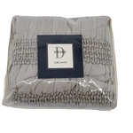 Dillards Studio Serenade Bedding Collection Light Gray Euro Pillow Sham 26". Fixed Price $10.00.