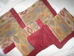 Hallmart Aztec Southwestern Terracotta Spruce (4) Euro & Standard Pillow Shams. Fixed Price $39.20.