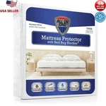 Twin All-in-one Waterproof Mattress Protector Bed Bug Blocker Allergen Shield Us. Fixed Price $23.94.
