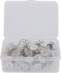 Tas, Twist Pins Upholstery, With Clear Heads. Fixed Price $9.98.