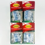 (4 Pack) 3M Command Outdoor Light Clips Damage-free Hanging 16 & 20 Strips. Fixed Price $20.97.