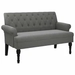 47 W Small Loveseat, 2 Seater Fabric Chesterfield Sofa Vidaxl. Fixed Price $227.99.