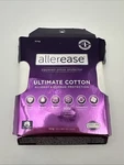 Allerease Ultimate Cotton Zippered Pillow Protector White King Size 20"X36". Fixed Price $35.00.