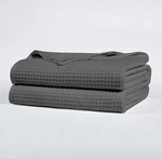 Sijo Home Cooling Eucalyptus Waffle Knit Storm Gray Bedding Blanket King. Fixed Price $90.00.