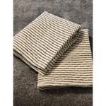 Taylor Linens Bergen Stripe Quilted Standard Pillow Shams, Two. Fixed Price $32.00.