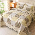 Romantic Patchwork Quilt Set King Size Reversible Bedspread Coverlet All Season. Fixed Price $38.99.