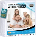Utopia Bedding Waterproof Mattress Protector Queen Size, Premium 200 Gsm Terr.... Fixed Price $34.16.