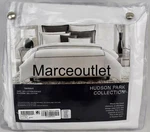 Hudson Park Classic Linens Egyptian Cotton Percale Full Bedskirt White/ Silver. Fixed Price $10.99.