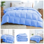 Sky Blue Stripes Down Alternative Comforter Sets 1000 Tc Egyptian Cotton. Fixed Price $139.07.