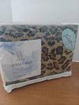 Nick & Nora Cal King Sheet Set Jungle Jim Jersy Cotton Leopard Print Wamsutta 4P. Fixed Price $134.10.