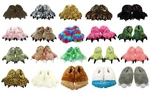 Wishpets Furry Animal Slippers For Kids/youth And Adults - Size Large. Fixed Price $32.39.