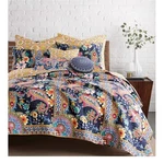 Bertelli Navy Quilt Set - Levtex Home King/calking. Fixed Price $134.00.