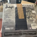 Dupont HOLLOFIL808 Two Tone Navy Blue Light Sleeping Bag Grey Interior. Fixed Price $30.00.