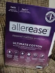 Allerease Ultimate Mattress Protector Twin Zippered Allergy Bedbug Protection. Fixed Price $20.79.