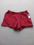 Universal Thread Women Shorts Red Solid Cotton Blend Elastic Waist Lounge. Fixed Price $10.93.