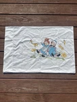 Vintage 1968 Bobbs & Merrill Raggedy Ann Andy Twin Flat Sheet Pillowcase. Fixed Price $12.95.