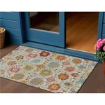 Homeroots 657835 X Ft. Linen Gold & Pink Damask Washable Transitional Ind.... Fixed Price $113.87.