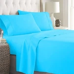 1000 Thread Count 100% Cotton - Luxury Bedding Item Us Sizes Aqua Blue Solid. Fixed Price $151.61.