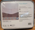 My Sleep Natural Cotton 5-SIDED King Mattress Protector With Waterproof. Fixed Price $42.95.