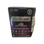 Allerease Ultimate Allergy Waterproof Zippered Mattress Protector Full White. Fixed Price $24.50.