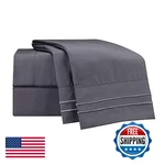 Clara Clark Supreme 1500 Collection 5PC Bed Sheet Set - Split King Size. Fixed Price $42.16.