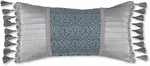 Croscill Gabrijel Boudoir Pillow 22" X 11" Slate Blue Nwt Brand New. Fixed Price $29.95.